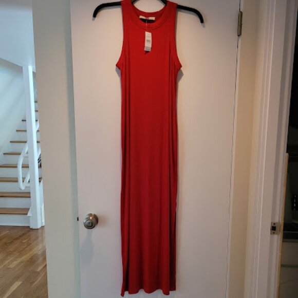 LOFT Dresses & Skirts - LOFT Ribbed Tank Midi Dress